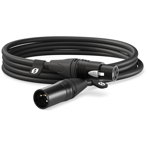 RODE XLR Male to XLR Female Cable 3M (Black) RODE XLR Male to XLR Female Cable 3M (Black)