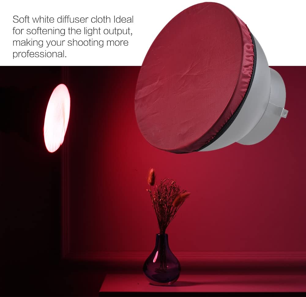 Standard Studio Strobe Reflector Light Soft Diffuser 5 Colors 