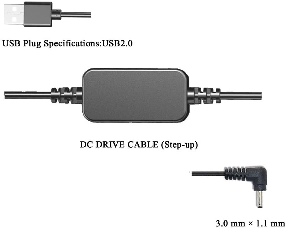 ACK-E12 Mobile Power Bank Charger USB Cable for Canon
