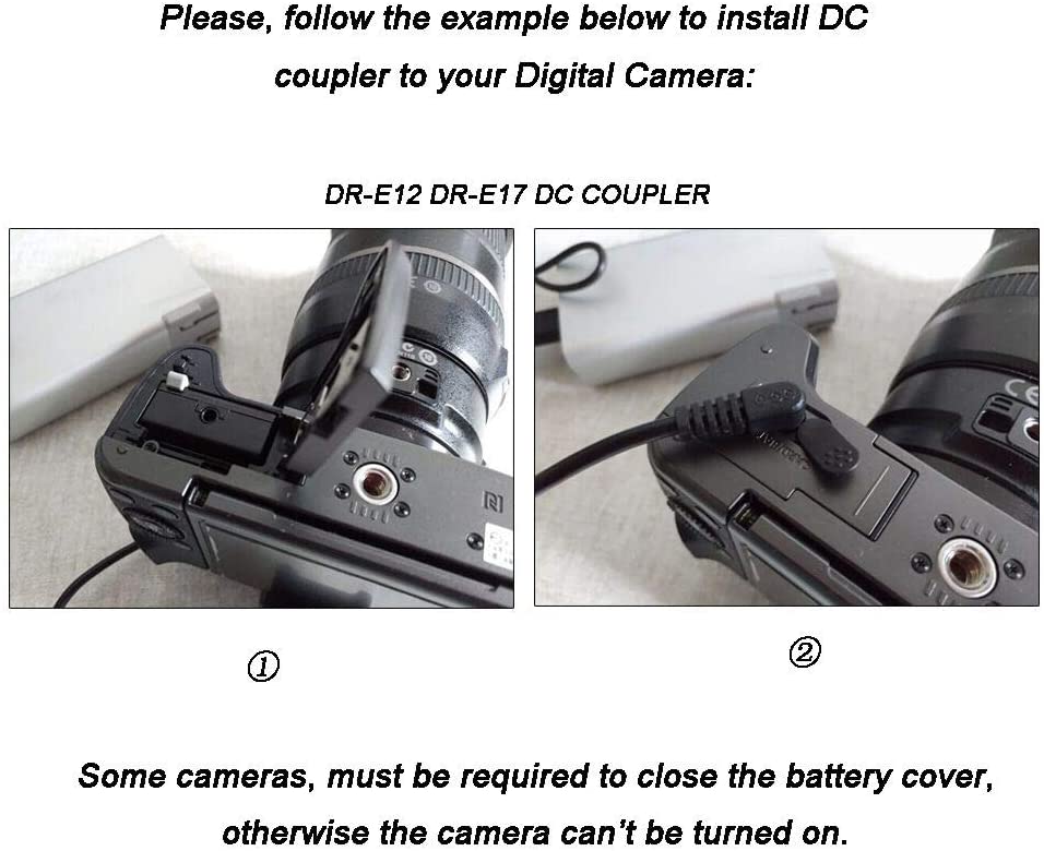 ACK-E12 Mobile Power Bank Charger USB Cable for Canon