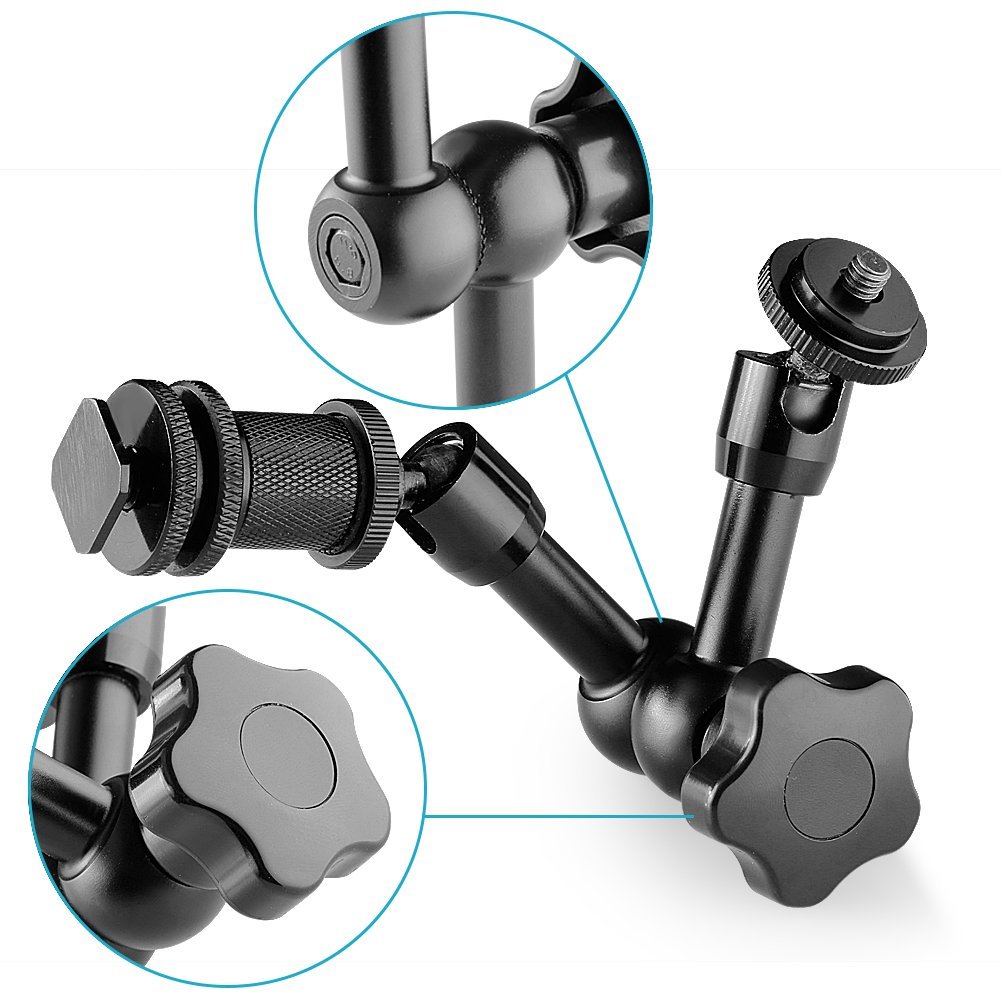 Articulating Magic Arm for Camera LED light DSLR Rig LCD Monitor