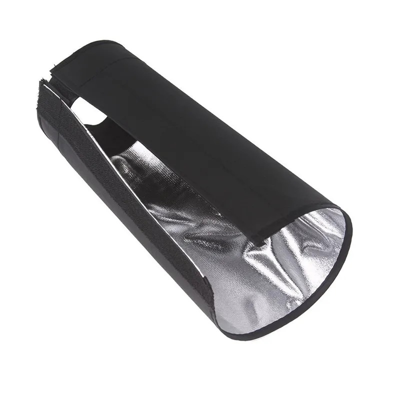 Flash Diffuser Reflector for DSLR Cameras - Bendable Silver Speedlight Flash Light Reflector
