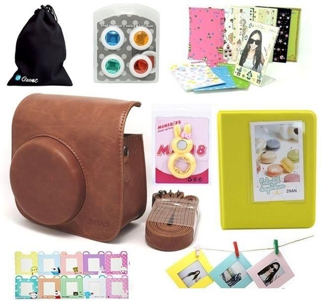  Instax Mini8 Camera accessories kit Brown