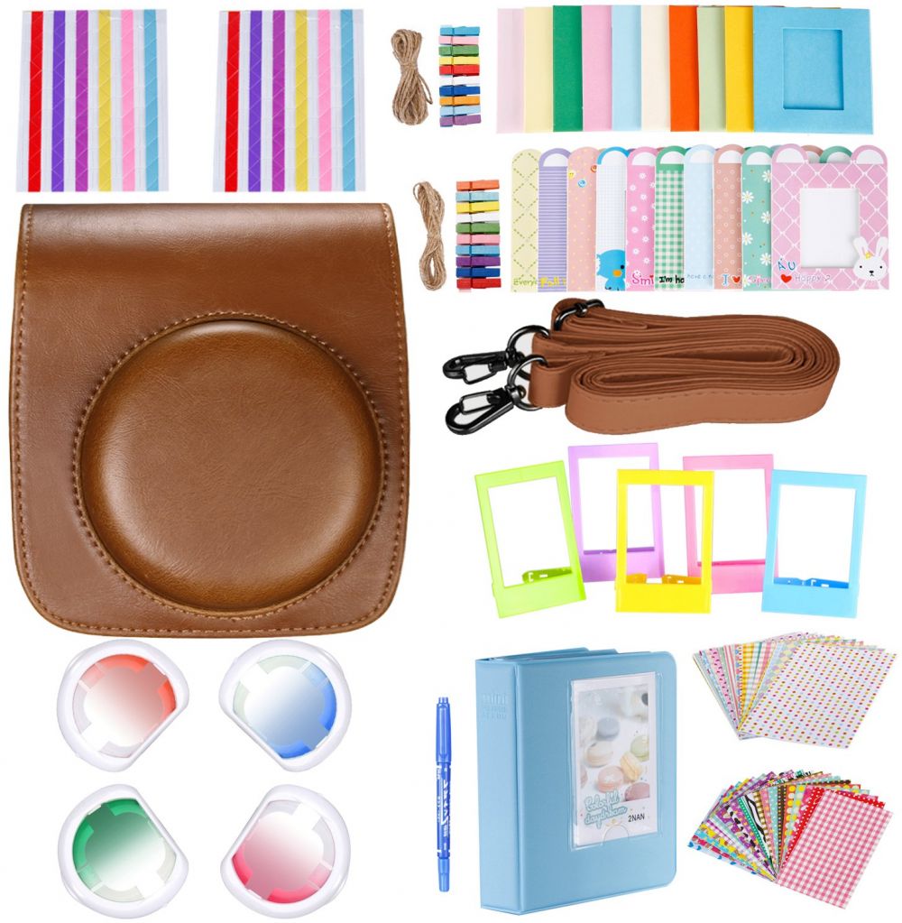  Instax Mini8 Camera accessories kit Brown