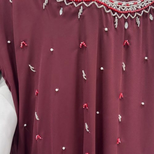 جلابية شيفون قطعة واحدة 
