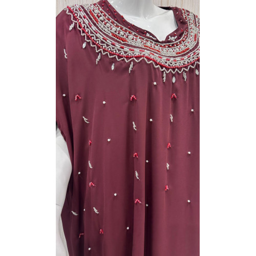 جلابية شيفون قطعة واحدة 