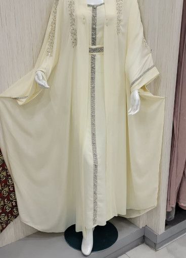 جلابية قطعتين تطريز يدوي✨ 