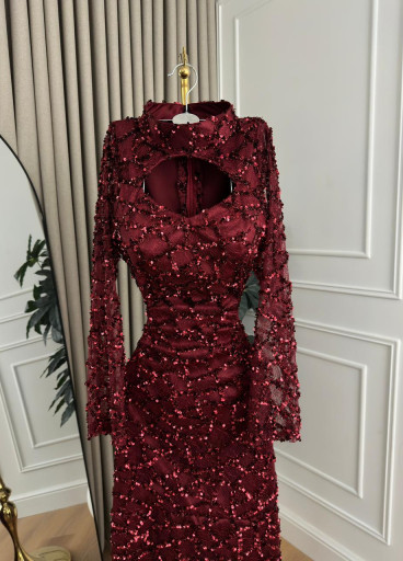 فستان Marceline✨ فتحة اعلى الصدر ( عدة الوان )