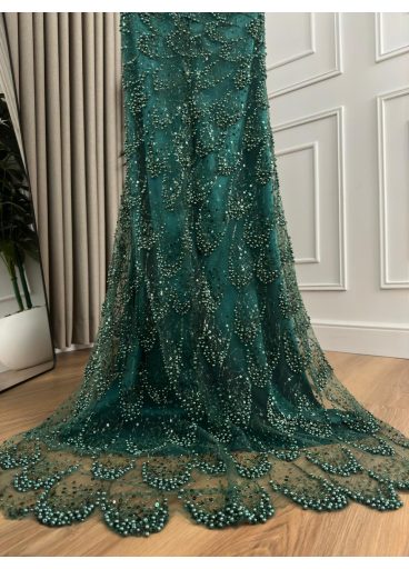 فستان Isabella مع شال جورجيت فستان Isabella مع شال جورجيت