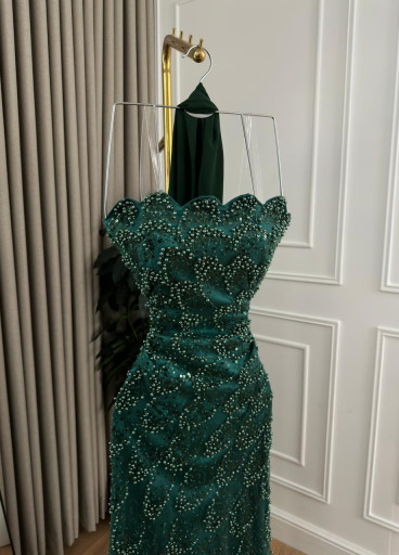 فستان Isabella مع شال جورجيت ✨