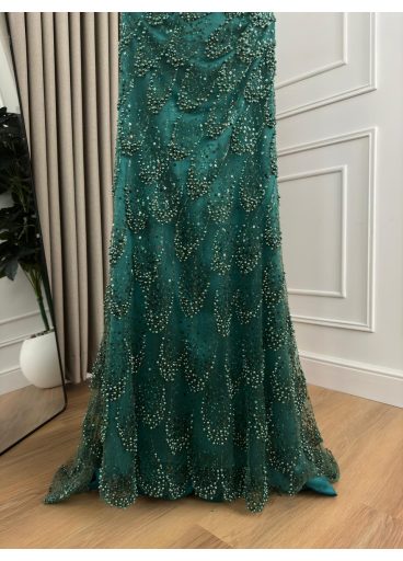 فستان Isabella مع شال جورجيت فستان Isabella مع شال جورجيت