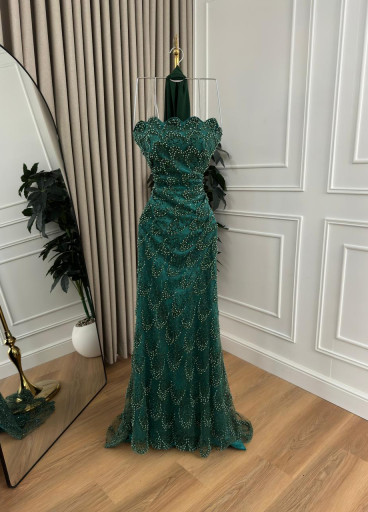 فستان Isabella مع شال جورجيت ✨