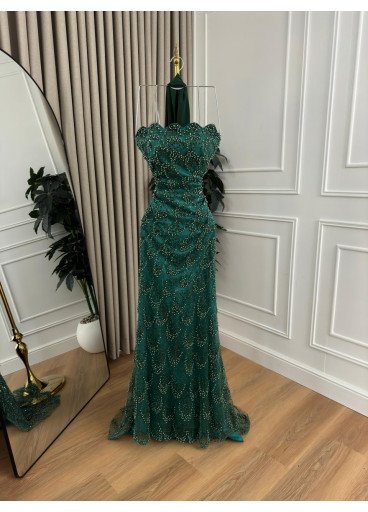 فستان Isabella مع شال جورجيت