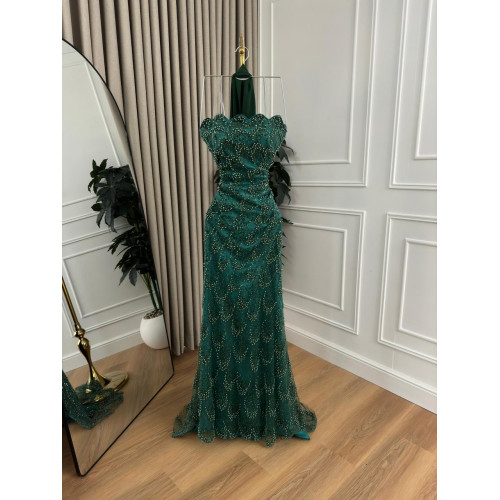 فستان Isabella مع شال جورجيت ✨