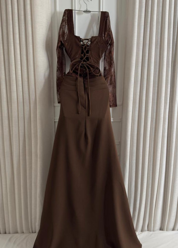 فستان Grace اكمام طويلة✨