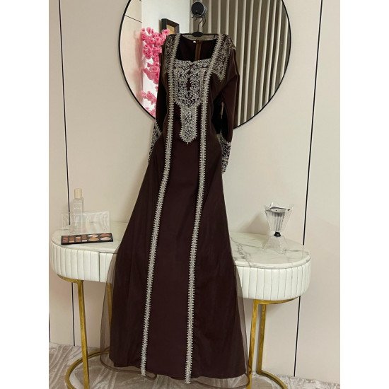 جلابية بشت اكمام طويلة جلابية بشت اكمام طويلة