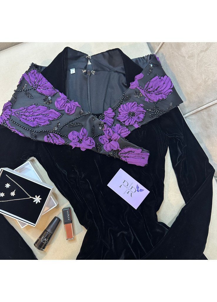 فستان Leia اكمام طويلة✨