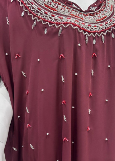 جلابية شيفون قطعة واحدة ✨