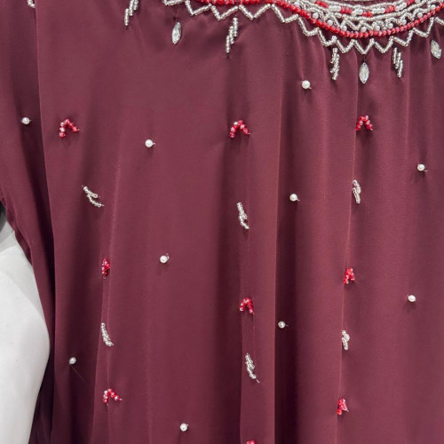 جلابية شيفون قطعة واحدة ✨