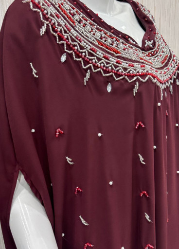 جلابية شيفون قطعة واحدة ✨