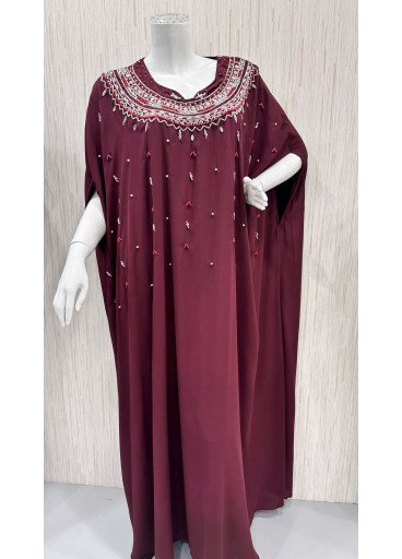 جلابية شيفون قطعة واحدة 