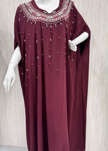 جلابية شيفون قطعة واحدة ✨