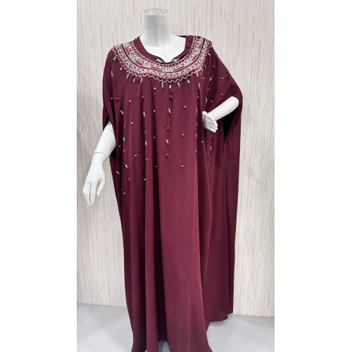 جلابية شيفون قطعة واحدة ✨