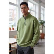 سويت شيرت رجالي بنصف سحاب – تصميم عصري