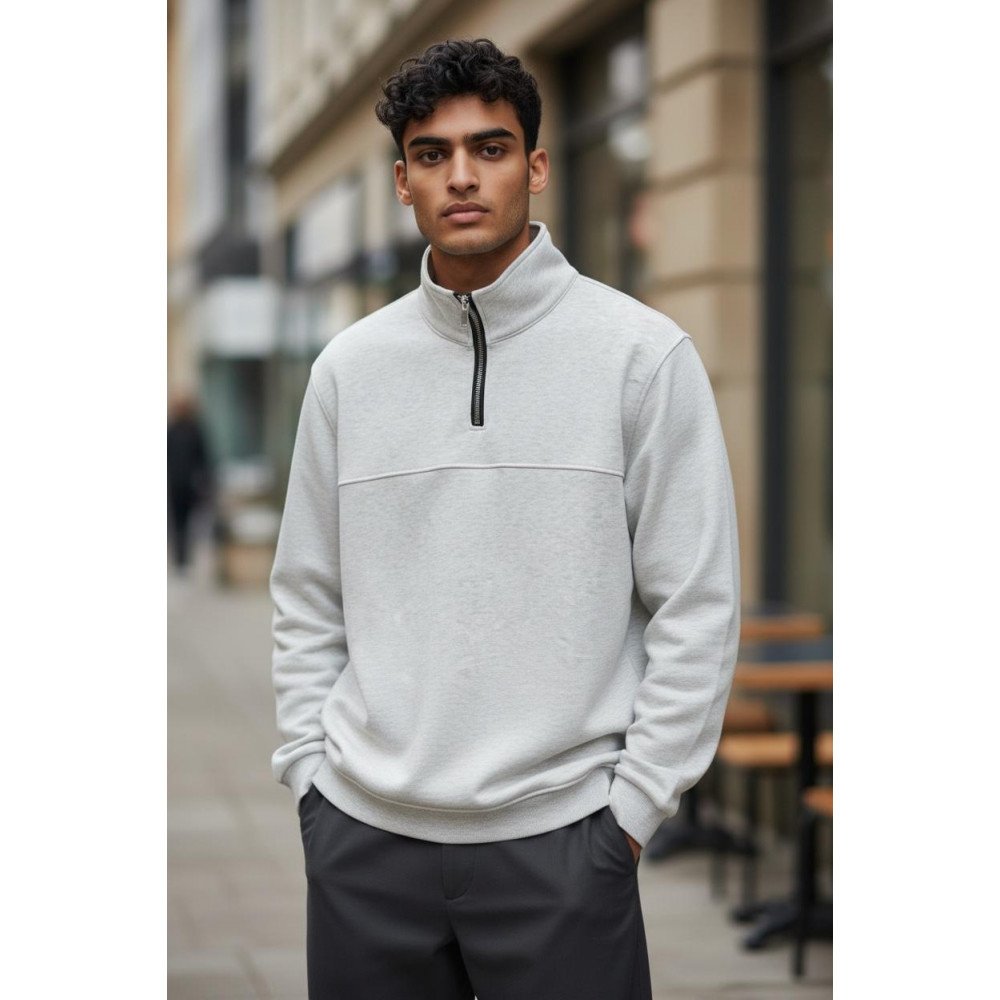 سويت شيرت رجالي بنصف سحاب – تصميم عصري