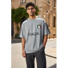 تيشيرت إيطاليا رياضي – قصّة أوفر سايز
