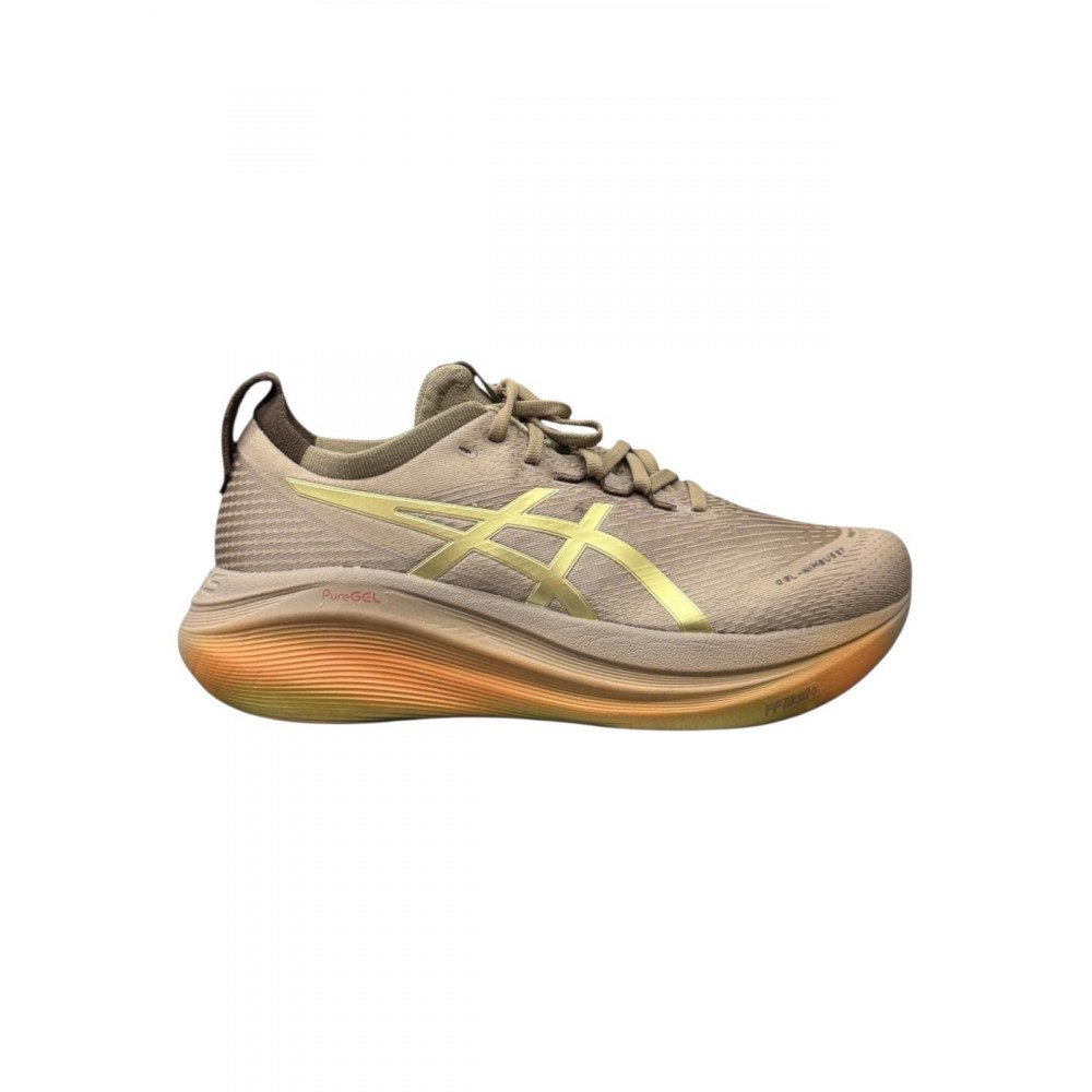  ASICS nimbus 27 Brown Oramge=