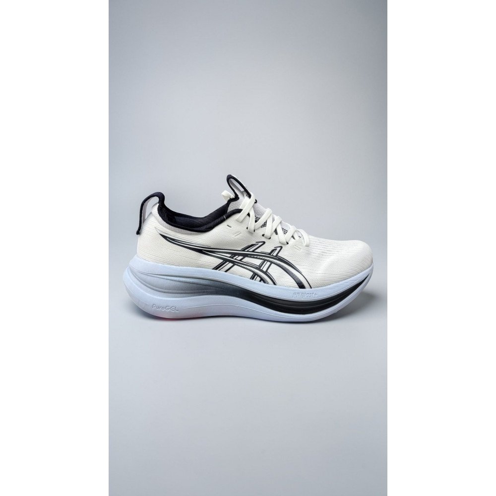 ASICS nimbus 28 white black