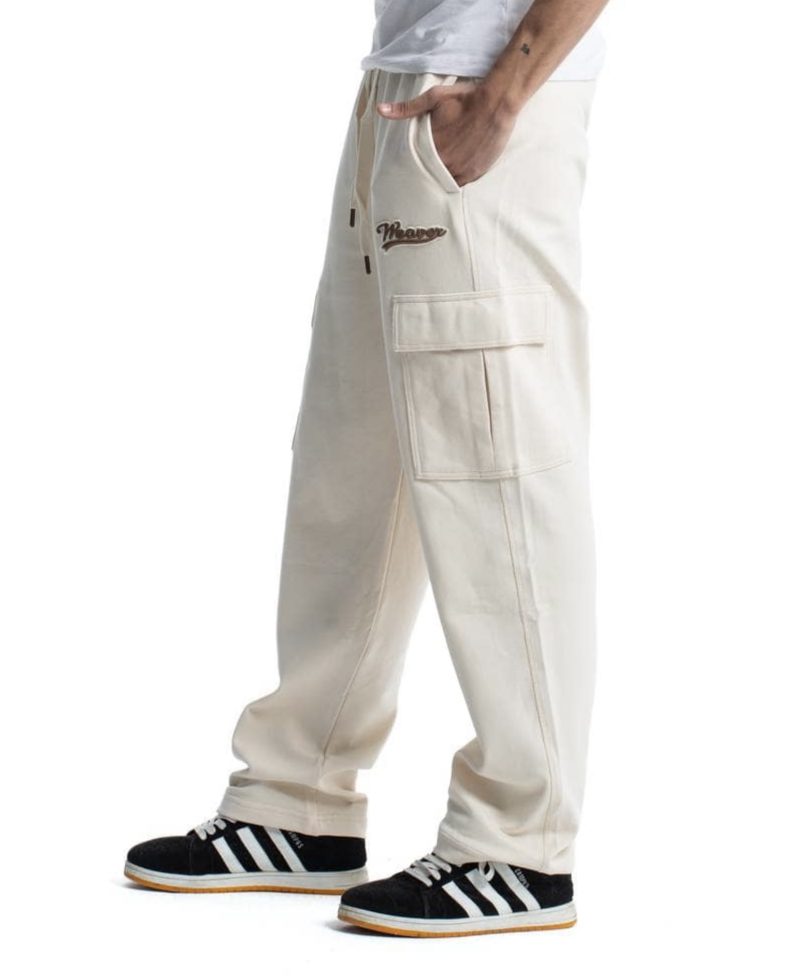 Trousers - Beige /Brawn 