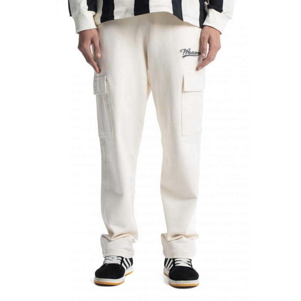 Trousers - Beige /Gray