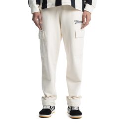 Trousers - Beige /Gray