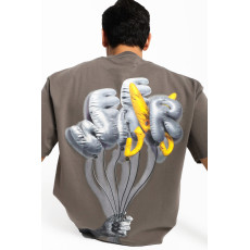 Balloon T-shirt Oversize - Gray