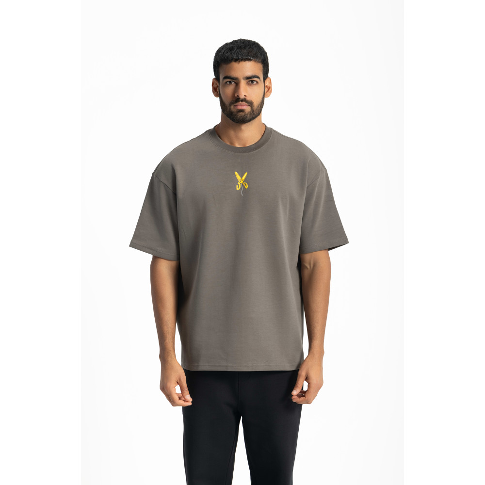 Balloon T-shirt Oversize - Gray