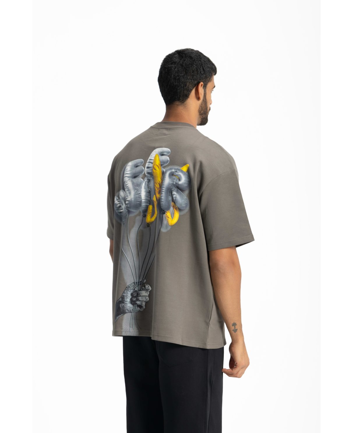 Balloon T-shirt Oversize - Gray