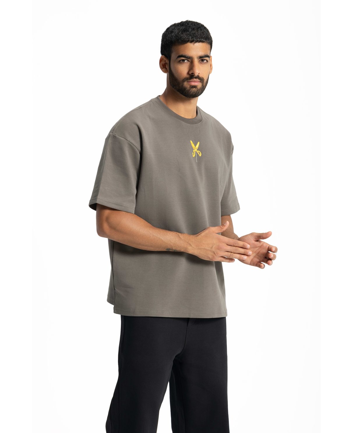 Balloon T-shirt Oversize - Gray