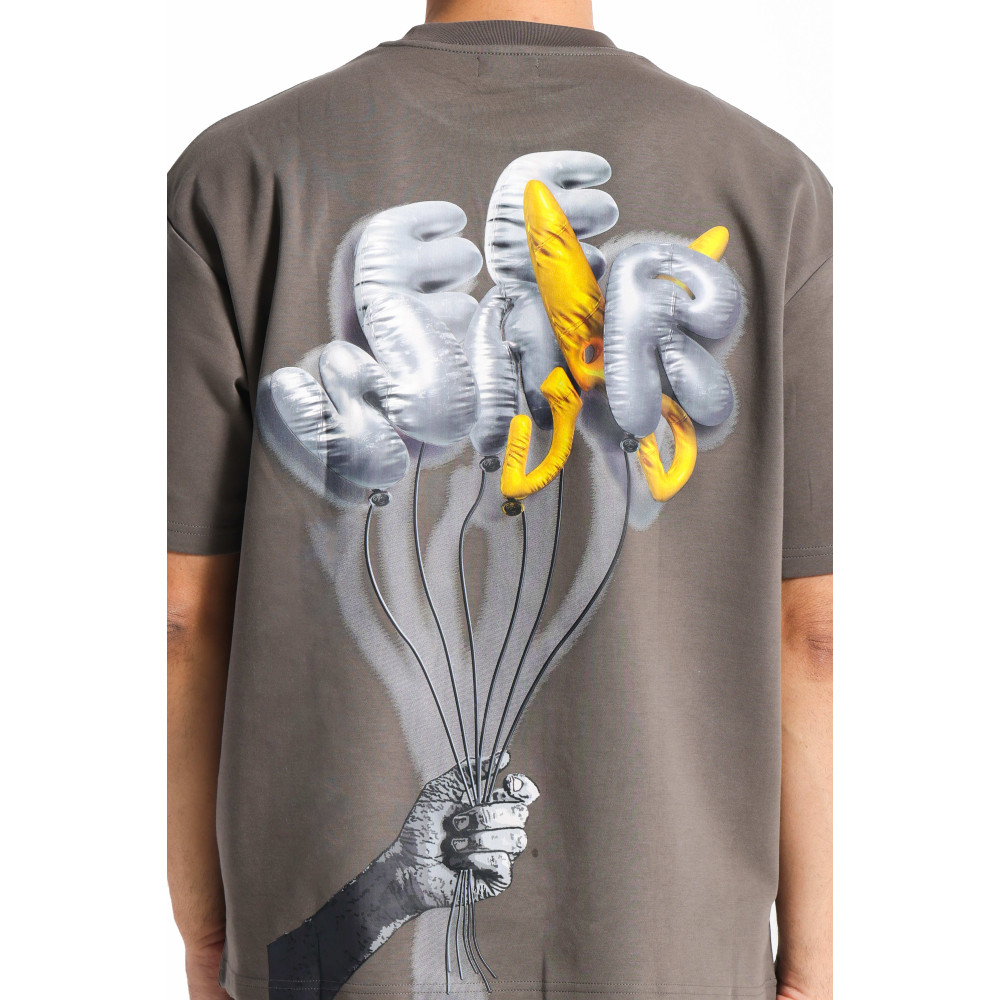 Balloon T-shirt Oversize - Gray
