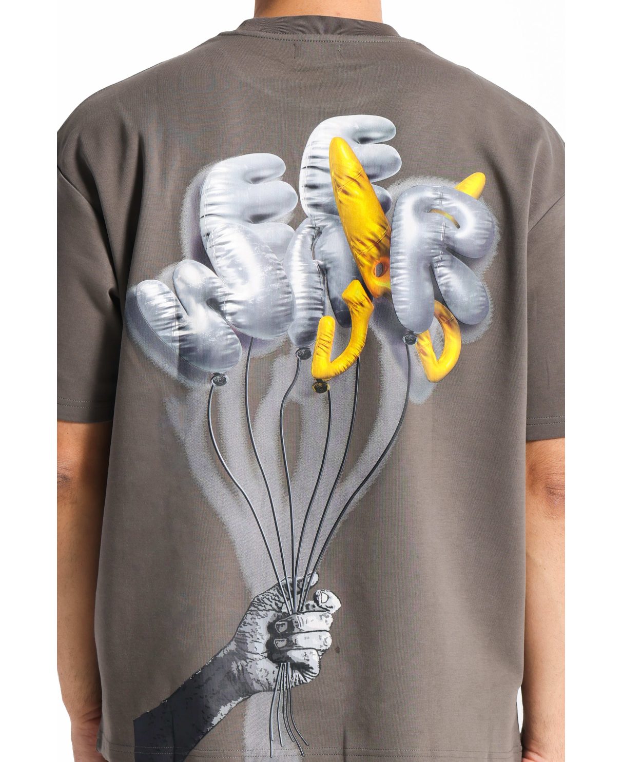 Balloon T-shirt Oversize - Gray