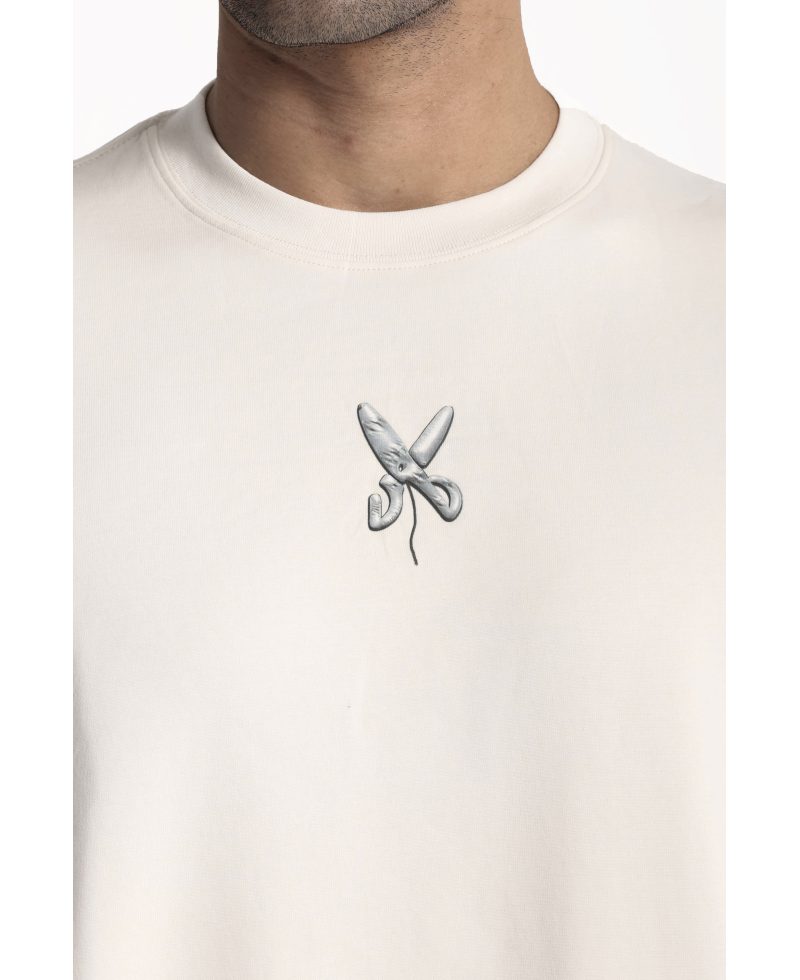 Balloon T-shirt Oversize - Cream