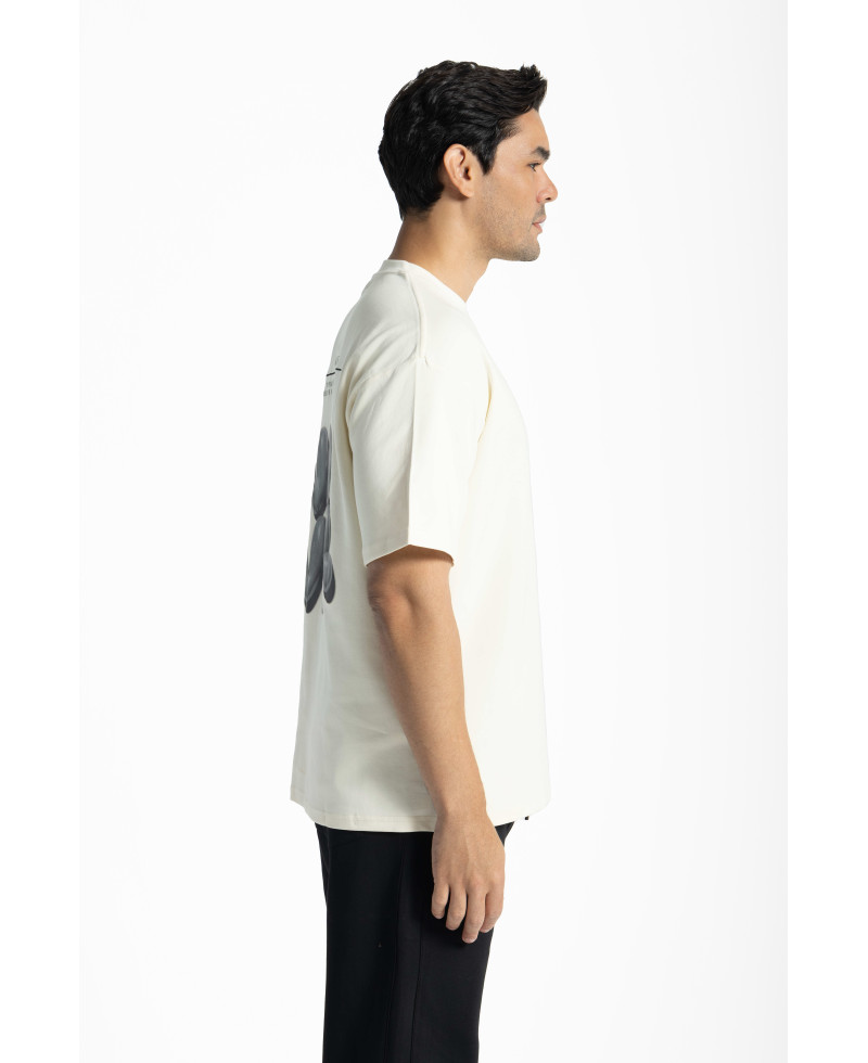 Balloon T-shirt Oversize - Cream