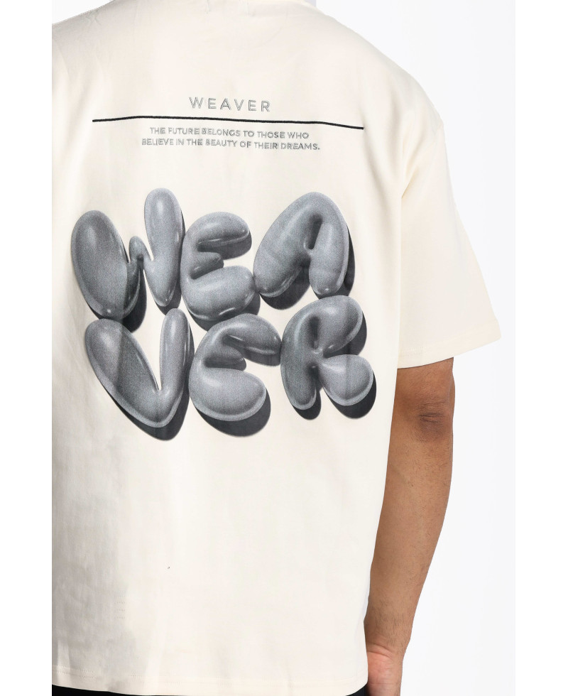 Balloon T-shirt Oversize - Cream