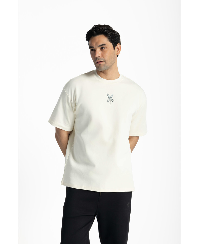 Balloon T-shirt Oversize - Cream