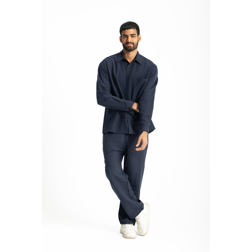 Lenin's shirt - Navy blue