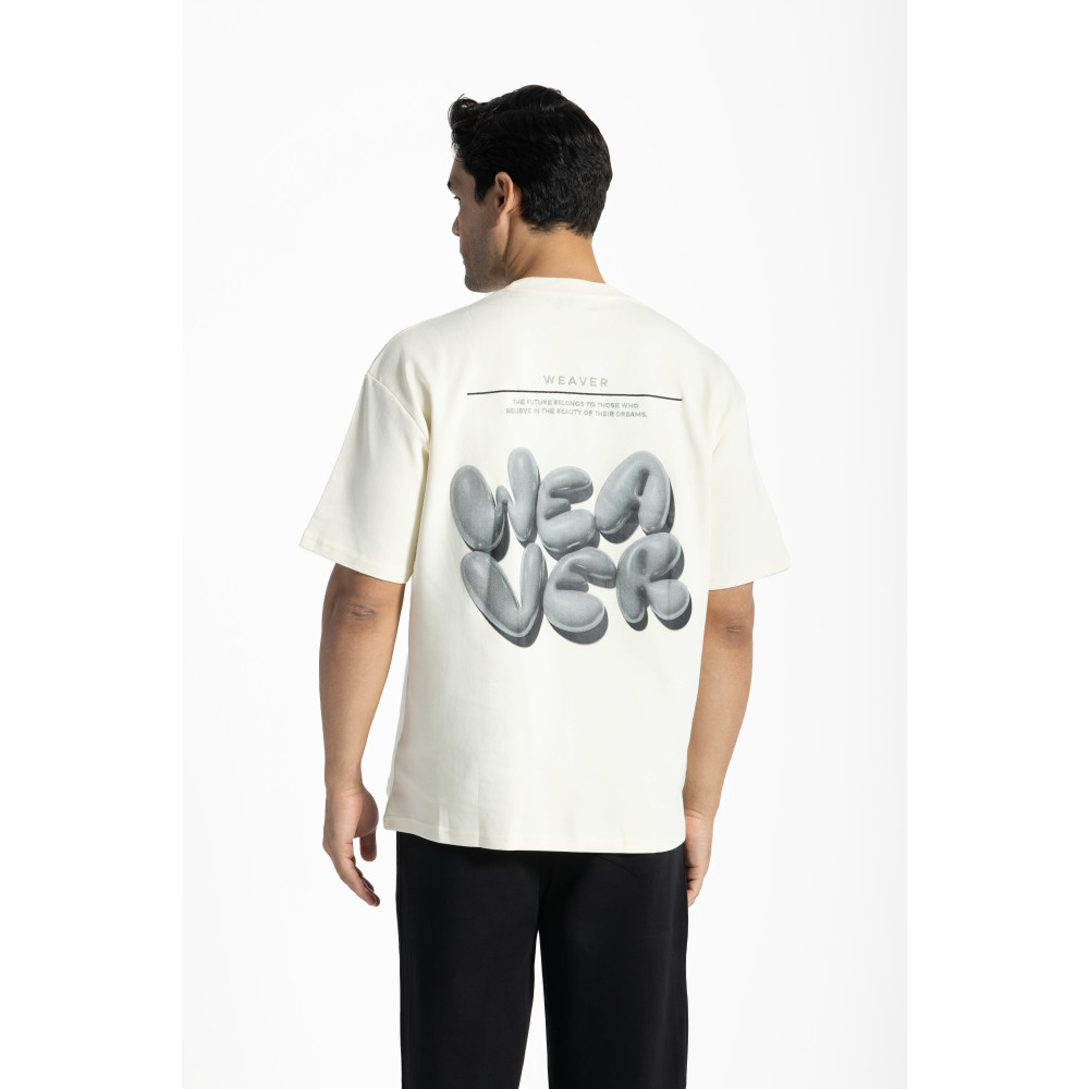 Balloon T-shirt Oversize - Cream