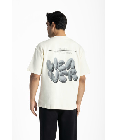 Balloon T-shirt Oversize - Cream