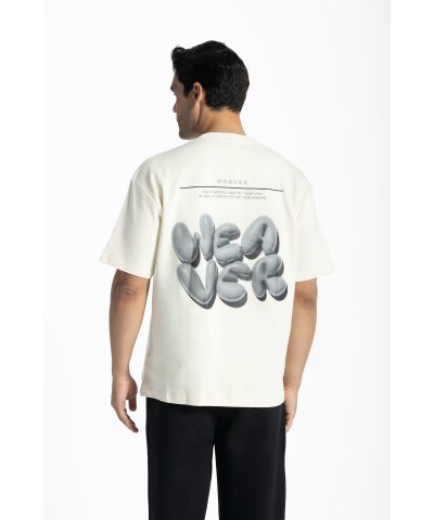 Balloon T-shirt Oversize - Cream