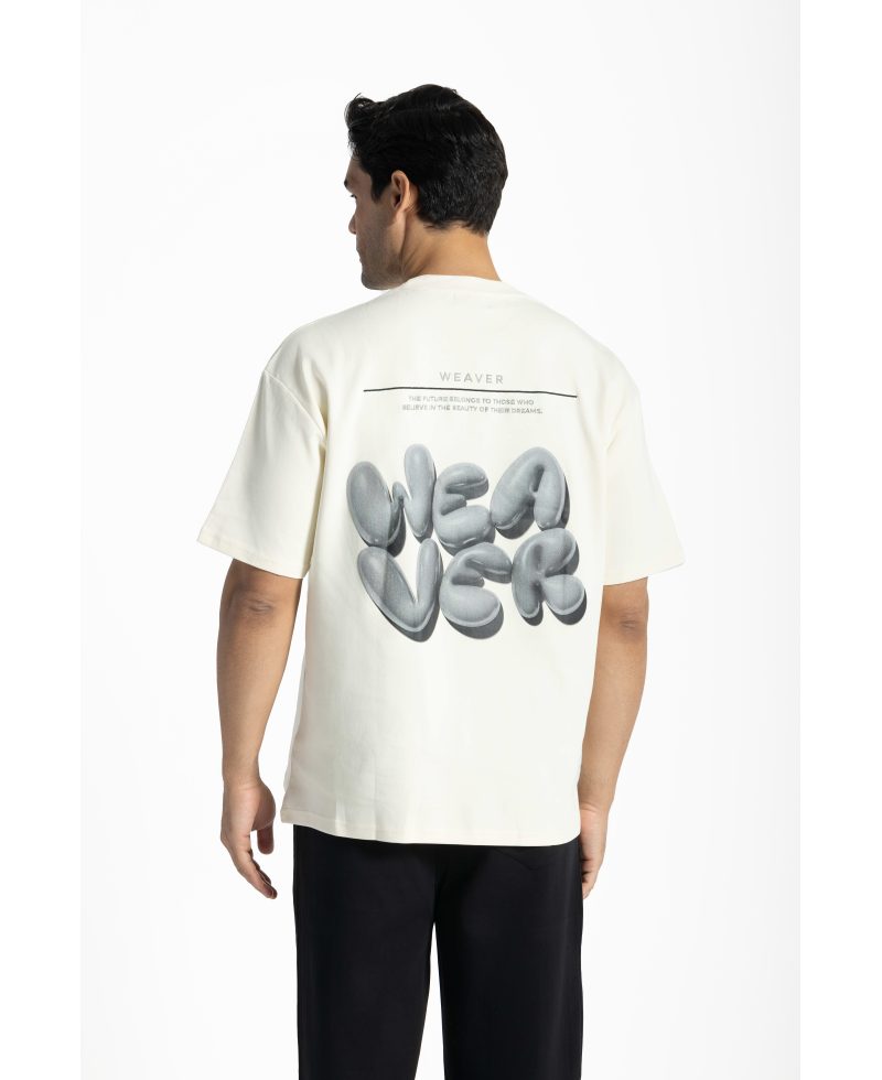 Balloon T-shirt Oversize - Cream